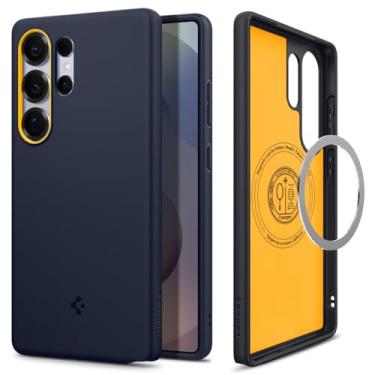 Imagem de Capa Spigen para Galaxy S25 Ultra, Galaxy S25 Ultra NanoPop MagFit [carregamento rápido sem fio] compatível com MagSafe - Blueberry Navy