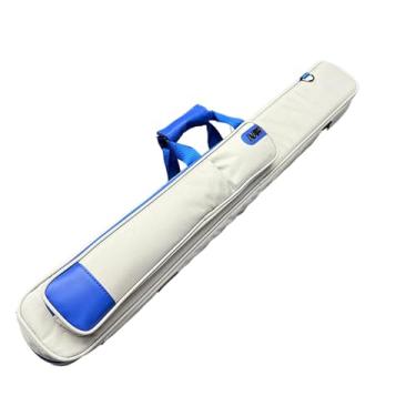 Imagem de Aymzbd Caixa de Vara de Taco de Bilhar, Saco de Armazenamento de Taco de Bilhar, Vara de Bilhar, Suporte de Vara, Bolsa de Transporte, Bolsa de Transporte de, Cinza Branco
