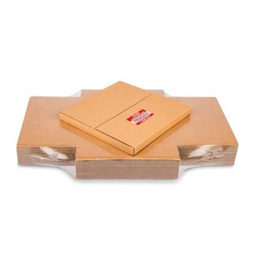 Imagem de wisaiboxl Wisaiboxl Kraft Vinyl Record Caixas De Remessa 12,8 X 12,8 X 1 Polegada Lp Mailers Com Adesivos Frágeis, Pacote Com 50