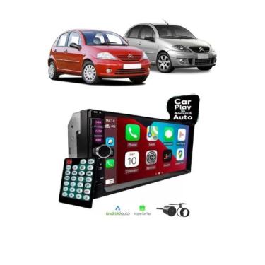 Imagem de Kit Multimídia Citroen C3 2003 / 2012 7 Pol Carplay AndroidAuto USB BT