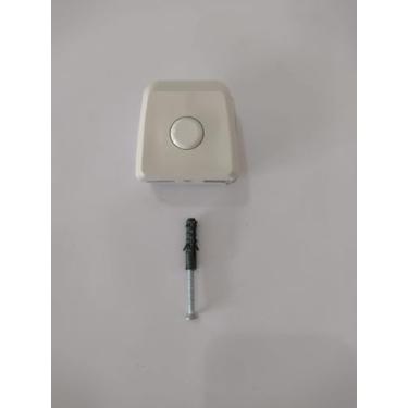 Imagem de 1329 SUPORTE DE CENTRO PARA VIDRO, GUARDA CORPO, SACADA- HELA (Branco)