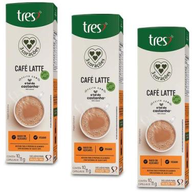 Imagem de 30 Capsulas de Cappuccino 3 Corações A Tal da Castanha - Três Corações