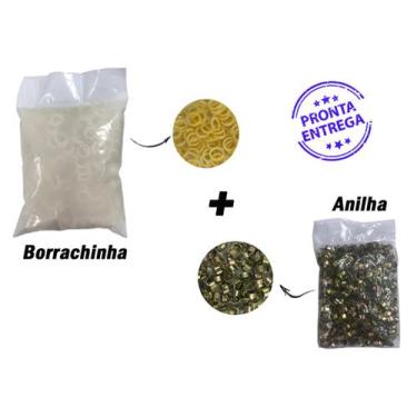 Imagem de Anilha Para Laço Pet Pct 1000 Un Elastico 1000 Unidades M56 - Artmaq