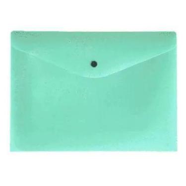 Imagem de Pasta C/ Botão Horizontal Envelope A4 Tons Pastel Dello,  VERDE
