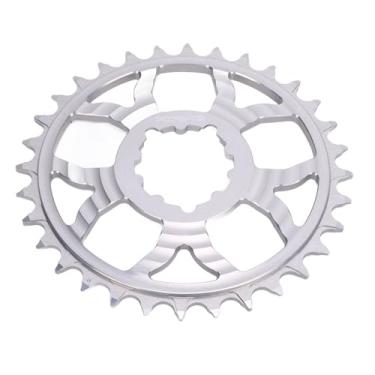 Imagem de Roda de corrente única, reduza para baixo, corrente de bicicleta negativa negativa negativa de alta resistência para sistemas (camuflagem e preta) (camuflagem vermelha e preta) (prata)