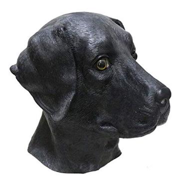 Imagem de Máscara de animal de látex para cachorro Labrador disfarce preto acessório para cabeça adulto fantasia de festa de Halloween, Multicolorido., tamanho �nico