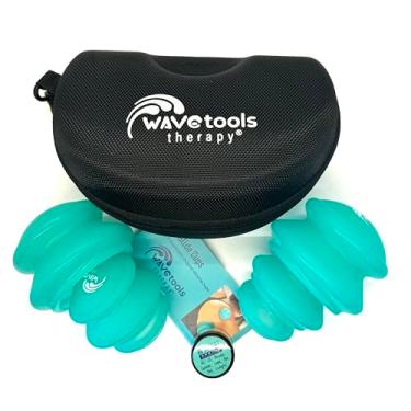 Imagem de Conjunto de 6 copos de cogumelo Wave Tools Therapy Silicone "Glide"