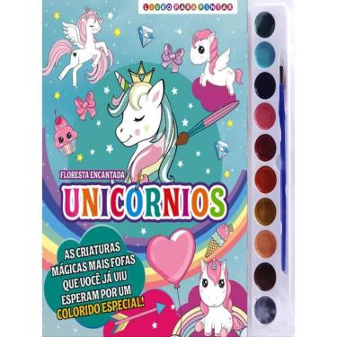 Imagem de Floresta Encantada Livro Para Pintar Com Aquarela