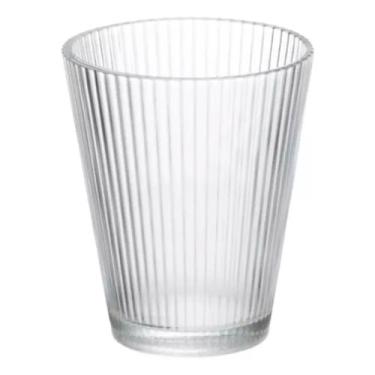Imagem de Copo de Vidro Para Drinks Line Canelado Transparente Baixo 310ML Linha