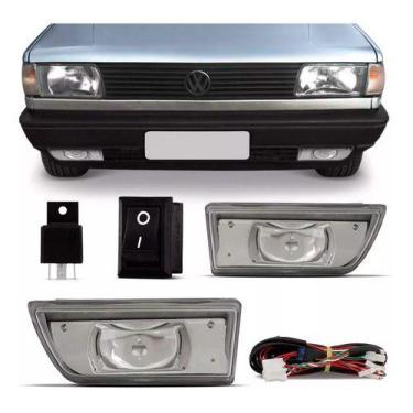 Imagem de Kit Farol Milha Gol Parati Saveiro Voyage Quadrado 1987 À 1997 - SP AC