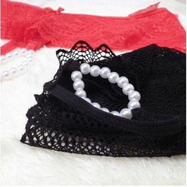 Imagem de Calcinha Tailandesa Fio Sexy Pérolas Massageadora Sensual Lingerie Ren