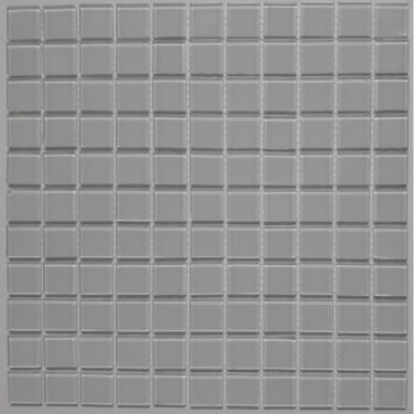 Imagem de Pastilha de Vidro Quadrados de 2,5cm Cristal Glass Mosaic 30cmx30cm (Placas)