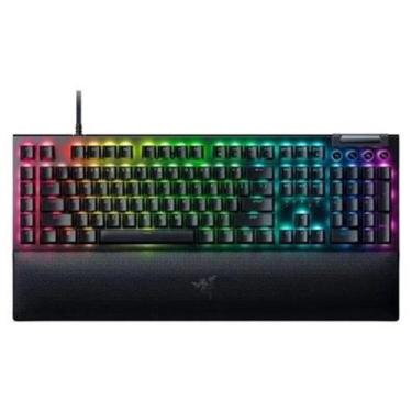 Imagem de Teclado Razer BlackWidow V4 (Green Switch) - RZ0304690200, Preto