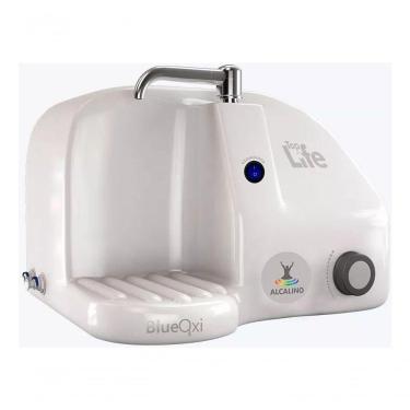 Imagem de Purificador De Água Top Life Blueoxi 2 Em 1 Água Natural Alcalina Com Ozônio Com Ph9,5 Branco 110V