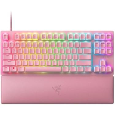 Imagem de Teclado Huntsman V2 TKL Óptico Switch Red Quartz Razer - RZ0303942100R3U
