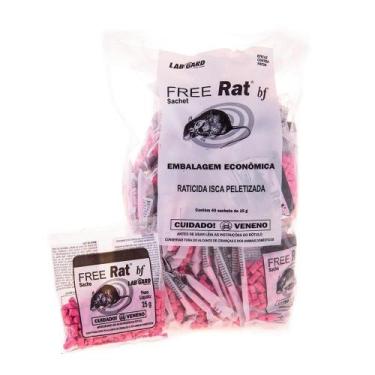 Imagem de Raticida Free Rat Isca Labgard Haxea 25g - Embalagem com 40 Unidades