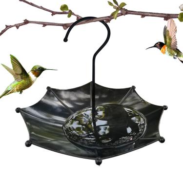 Imagem de Comedouro Decorativo Para Pássaros, Tigela Pendurada Para Alimentação Ao Ar Livre, Ornamentos Multifuncionais Para Jardim Suprimentos Para Alimentar Animais De Estimação Canteiros Caminho Corredor