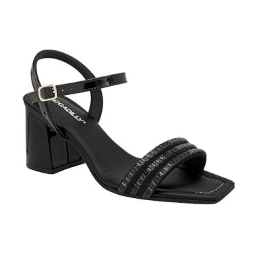 Imagem de Piccadilly, Sandália Piccadilly Flávia Salto Médio 626040 Tamanho:34;Cor:Preto