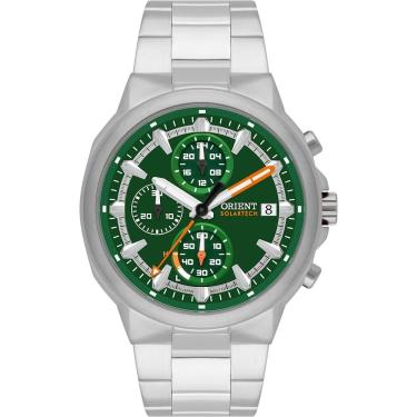 Imagem de Relógio Orient Masculino Ref: Mbssc282 E1sx Solar Cronógrafo Prateado