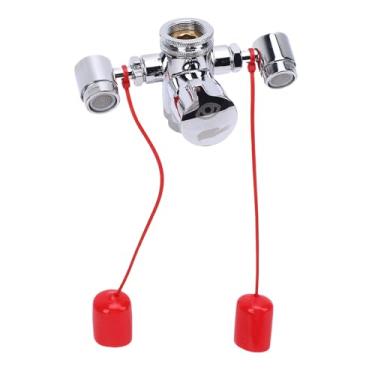 Imagem de Estação de óculos Montados na Torneira, Acessório para Lavagem de Lava -Olhos Emergência Fluxo de água Ajustável Flute de Lavagem para Os Olhos para Fábrica de Laboratório Com 3