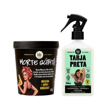 Imagem de Kit Lola Morte Subita Masc 450ml + Tarja Preta Spray Queratina Líquida