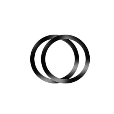 Imagem de Adesivo magnético, anel MagSafe, placa de metal kit de conversão universal para capa de telefone MagSafe adequado para iPhone 16/15/14/13/12/11/X Series, Samsung S25/24/23/22 (Preto)