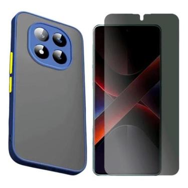 Imagem de Capa Fosca Para Redmi Note 14 Pro Plus + Pelicula Privacy - GR Global 
