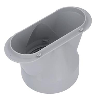 Imagem de Couplador de Mangueira de Exaustão de Ar Condicionado Portátil de 5 Polegadas, Interface de Boca Plana de Placa de Vedação do Duto, Feita de Material Não-tóxico ABS, Instalação