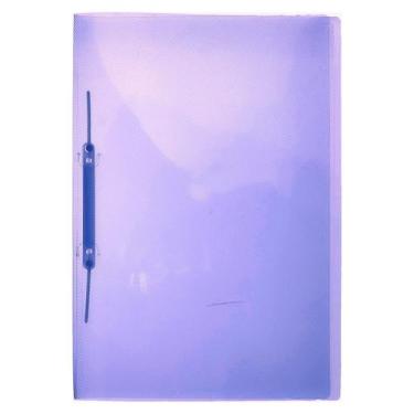 Imagem de Pasta Grampo Trilho Plástica Oficio Cristal - Colorida ACP Classificad