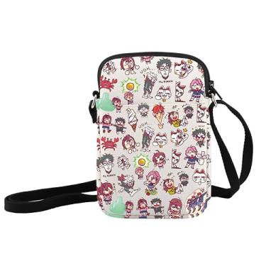 Imagem de JXGZSO Bolsa divertida inspirada em anime, presente para amantes de anime, bolsa transversal com tema de anime, Dandadan, 21cm x 15cm (8.3inch x 5.94inch)