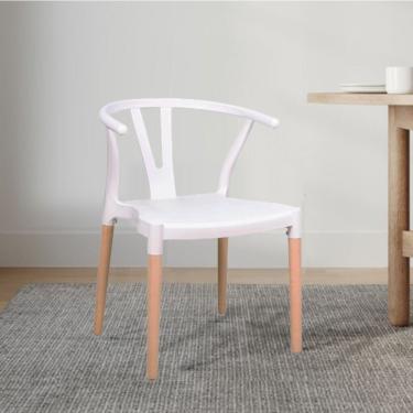 Imagem de Cadeira Polipropileno Wishbone Branco