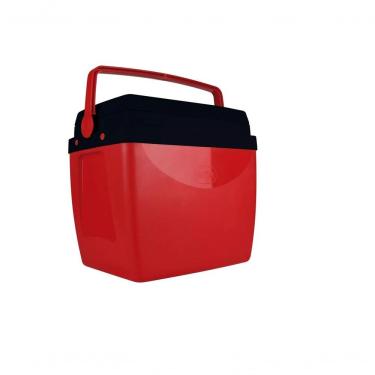 Imagem de Caixa Termica 26 Litros Vermelha Com Preto - Mor