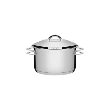 Imagem de Caçarola Tramontina Solar Funda Em Aço Inox Fundo Triplo Com Tampa E Alças 16 Cm 1,8 L...