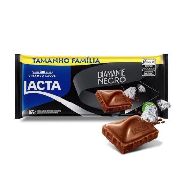 Imagem de Barra de Chocolate ao Leite com Crocante Diamante Negro 165g
