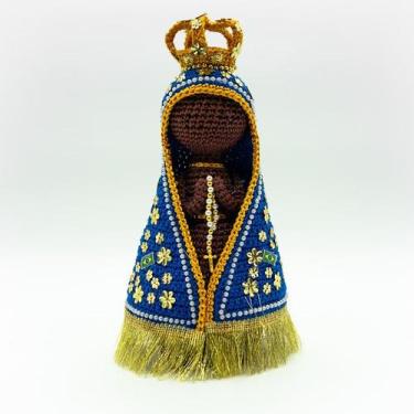 Imagem de Imagem nossa senhora aparecida em amigurumi feita a mao - Mundo Azul e