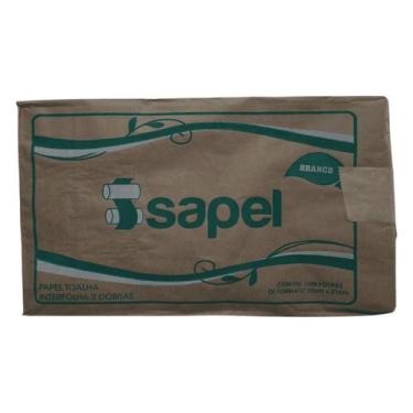 Imagem de Toalhas interfolhas 2D Branco 20x21cm 1000un Isapel