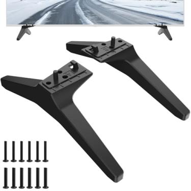 Imagem de Suporte para pernas de TV LG, pernas de suporte de TV para 60 65 polegadas LG TV Base de substituição - 60UN7000 60UN7000PUB 65UM6900 65UK7700 65UK700PUD 65UN6950 65UN6955 65UN6955ZUF com parafusos suporte para LG TV e suporte para