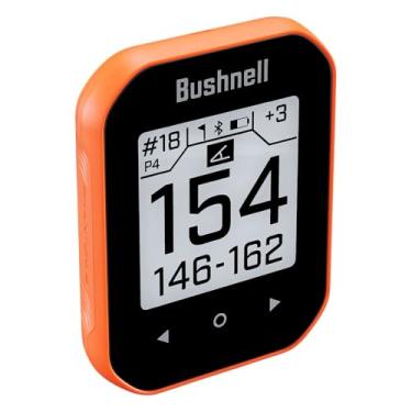 Imagem de Bushnell Golf Phantom 3 Slope GPS – Telêmetro de golfe portátil com jardas ajustadas à inclinação, tela sensível ao toque, suporte magnético BITE – Mais de 38.000 campos - Laranja