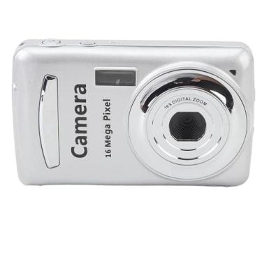 Imagem de Câmera digital portátil compacta Vlog 16X Zoom 1080p Vídeo 16MP Foco Automático Câmera de Viagem Leve para Fotografia ao Ar Livre e Encontros Sociais Material ABS 6 cm