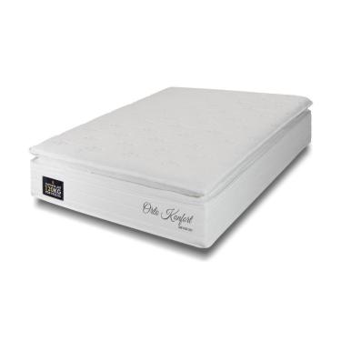 Imagem de Colchão Solteiro Hellen Orto Confort One Face D33 Branco Com Bege