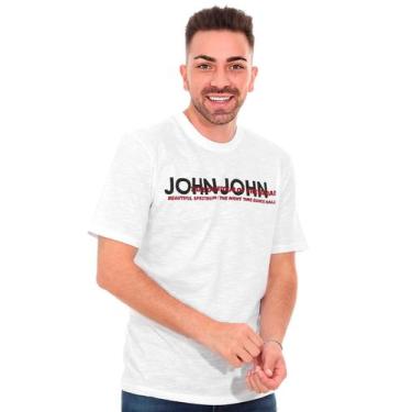 Imagem de Camiseta John John Masculina Take Our Tour Branca, S/P