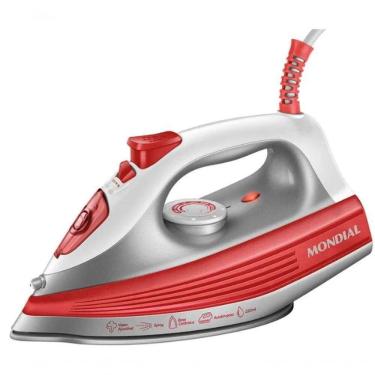 Imagem de Ferro De Passar A Vapor Mondial Ceramic Turbo Luxx Red 1200w 220V
