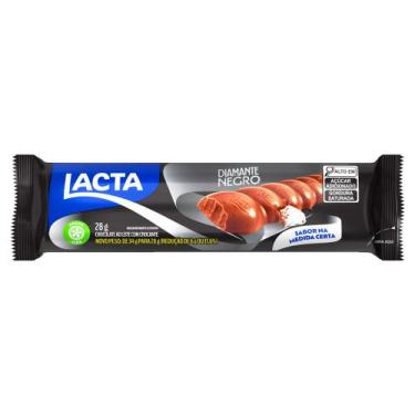 Imagem de Chocolate ao Leite Lacta Diamante Negro 28g