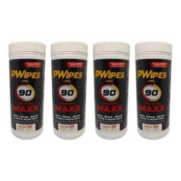 Imagem de Kit 4 Pano Para Limpeza Pwipes C/50 Unid