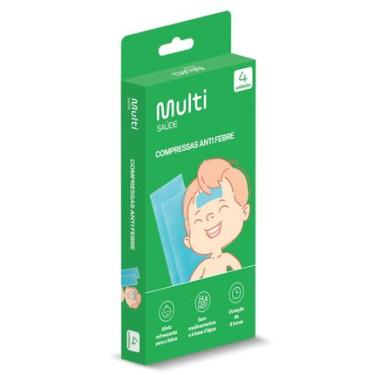 Imagem de Compressa Anti Febre 4 Unidades Multi Saúde - HC636 HC636
