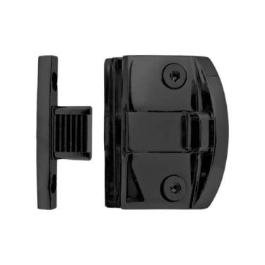 Imagem de Fechadura Janela Correr Vidro Alvenaria Bate Fecha Preta - Belga