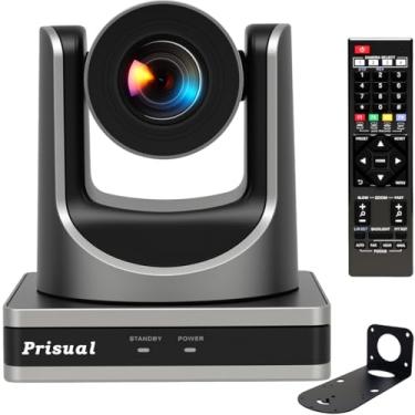 Imagem de Prisual Câmera HDMI PTZ com zoom óptico de 20x com rastreamento automático, Full HD 60P com câmera PTZ USB 3.0 de rede para serviços religiosos, culto, educação, suporte PoE (atualização NDI gratuita)