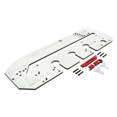 Imagem de Trend Gabarito profissional de bancada de cozinha multimaterial para juntas de esquadria de pedreiro, bancadas de até 700 mm, alinhamento de borda frontal, KWJ700/PRO