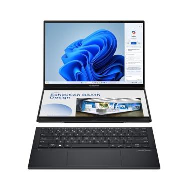 Imagem de ASUS Zenbook Duo Laptop, Dual 35.6 cm OLED 3K 120Hz Touch Display, Intel Evo Certified, Intel Core Ultra 7 255H, Intel Arc Graphics, 32GB RAM, 1TB SSD, Windows 11, Inkwell Gray, UX8406CA-DS79T