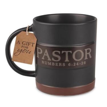 Imagem de Lighthouse Christian Products Caneca de café inspiradora para beber 473 ml cerâmica Pastor Blessings